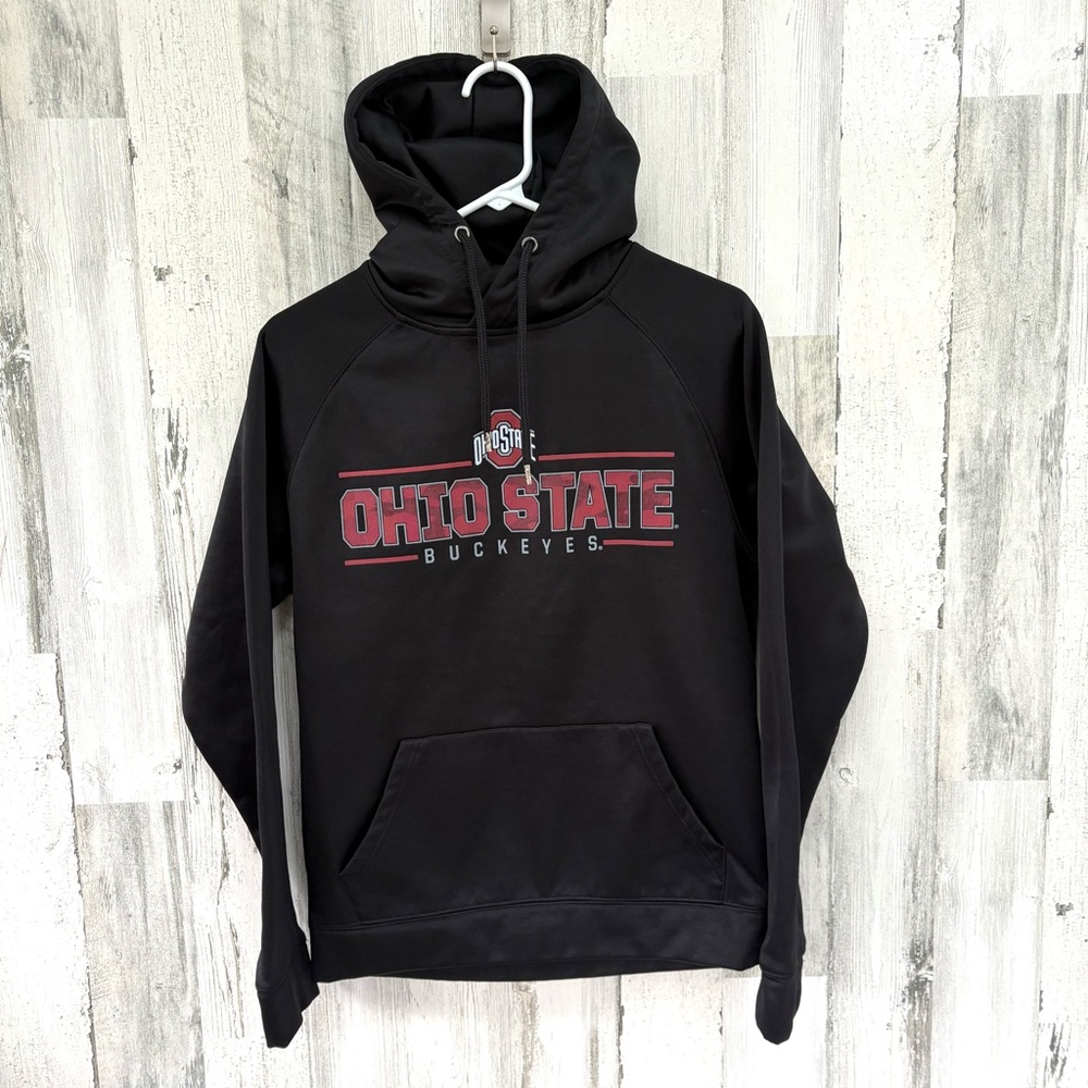 Colosseum Men’s Size Small Ohio State Buckeyes Graphics Black Hoodie